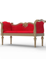 Handicraft Wooden Settee Living Room Couch Sofa (2 Seater)