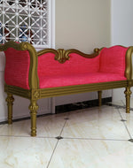 Handicrafts Wooden Settee Living Room Couch Sofa (2 Seater)