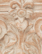 Bloomart Hand Carved Pedestal Style End Table Mango Wood