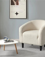 Bloomart Boucle Fabric Lounge Chairs (Set of 2)
