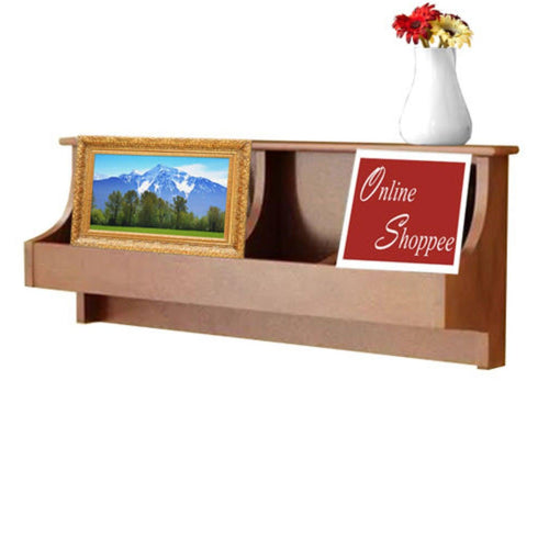 Wooden Wall Shelves Bottle Holders