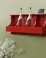 Wooden Wall Shelves Bottle Holders - Bloomart