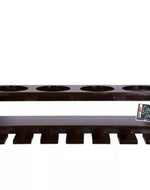 Unique Wooden Bottle Rack, 4 Bottles Holder Wall Shelves