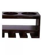 Unique Wooden Bottle Rack, 4 Bottles Holder Wall Shelves