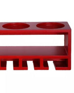 Unique Wooden Bottle Rack, 4 Bottles Holder Wall Shelves