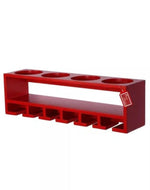 Unique Wooden Bottle Rack, 4 Bottles Holder Wall Shelves