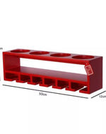 Unique Wooden Bottle Rack, 4 Bottles Holder Wall Shelves