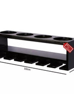 Unique Wooden Bottle Rack, 4 Bottles Holder Wall Shelves