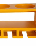 Unique Wooden Bottle Rack, 4 Bottles Holder Wall Shelves