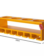 Unique Wooden Bottle Rack, 4 Bottles Holder Wall Shelves
