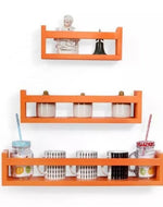 Wooden Wall Decor Multipurpose Kitchen Wall Rack - WoodenTwist