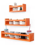 Wooden Wall Decor Multipurpose Kitchen Wall Rack