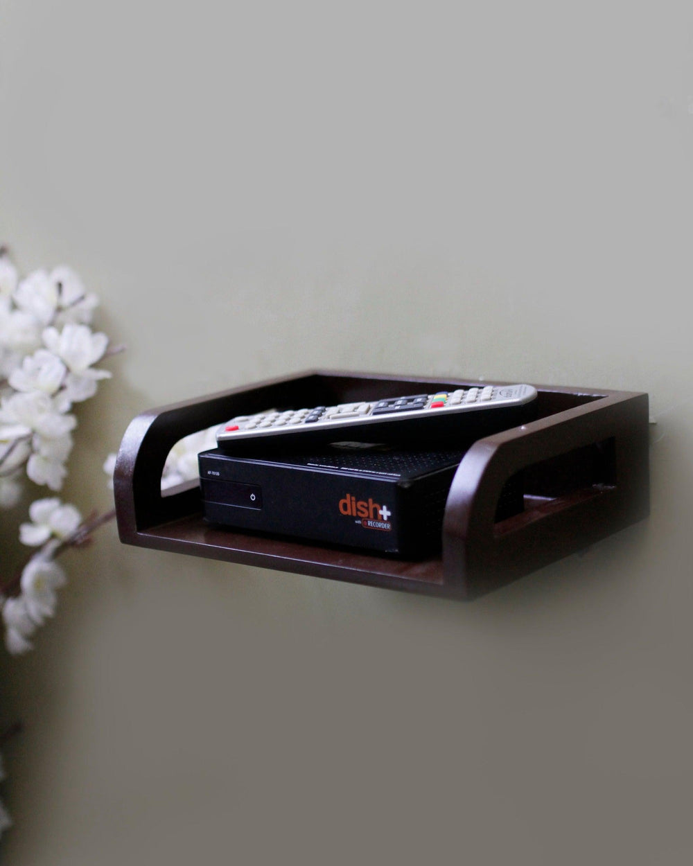 Wooden Beautiful Design Set top box Wall Shelf - WoodenTwist