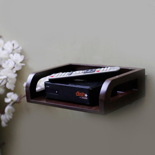 Wooden Beautiful Design Set top box Wall Shelf - WoodenTwist