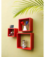 Square Nesting MDF Wall Shelves - WoodenTwist