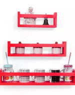 Wooden Wall Decor Multipurpose Kitchen Wall Rack - WoodenTwist