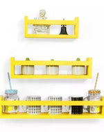 Wooden Wall Decor Multipurpose Kitchen Wall Rack - WoodenTwist