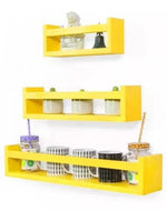 Wooden Wall Decor Multipurpose Kitchen Wall Rack