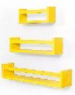 Wooden Wall Decor Multipurpose Kitchen Wall Rack