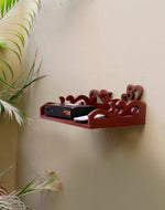Wooden Beautiful Design Set top box Wall Shelf - WoodenTwist