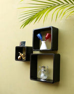 Square Nesting MDF Wall Shelves - WoodenTwist