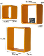 Square Nesting MDF Wall Shelves
