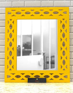Modern Decorative Wooden Wall Mirror Bathroom Mirror - Bloomart