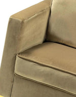 Bloomart Avión Solid Wood Loveseat 2-Seater Bench with Two Cushions