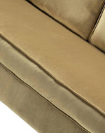 Bloomart Avión Solid Wood Loveseat 2-Seater Bench with Two Cushions