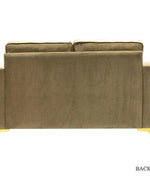 Bloomart Avión Solid Wood Loveseat 2-Seater Bench with Two Cushions