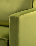 Bloomart Avión Solid Wood Loveseat 2-Seater Bench with Two Cushions