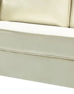 Bloomart Avión Solid Wood Loveseat 2-Seater Bench with Two Cushions