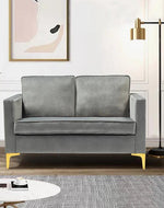 Bloomart Avión Solid Wood Loveseat 2-Seater Bench with Two Cushions - Bloomart