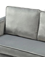 Bloomart Avión Solid Wood Loveseat 2-Seater Bench with Two Cushions