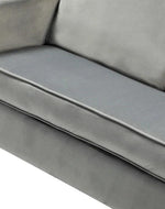 Bloomart Avión Solid Wood Loveseat 2-Seater Bench with Two Cushions