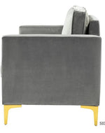 Bloomart Avión Solid Wood Loveseat 2-Seater Bench with Two Cushions