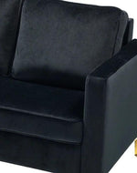 Bloomart Avión Solid Wood Loveseat 2-Seater Bench with Two Cushions