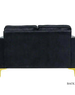 Bloomart Avión Solid Wood Loveseat 2-Seater Bench with Two Cushions