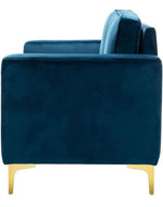 Bloomart Avión Solid Wood Loveseat 2-Seater Bench with Two Cushions