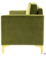 Bloomart Avión Solid Wood Loveseat 2-Seater Bench with Two Cushions