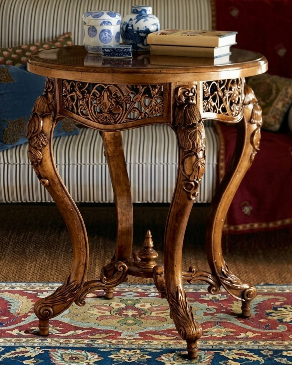Wooden Bedside End Table (Teak Wood)