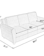 Bloomart Luxe Velvet Modern 3 Seater Sofa Set