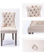 Modern Aymie Tufted Upholstered Chair (Set of 2)