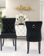 Modern Aymie Tufted Upholstered Chair (Set of 2) - WoodenTwist