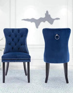 Modern Aymie Tufted Upholstered Chair (Set of 2) - WoodenTwist