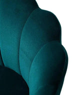 Bloomart Modern Wing Barrel Chair In Soft ( Velvet ) Fabric