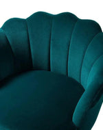 Bloomart Modern Wing Barrel Chair In Soft ( Velvet ) Fabric