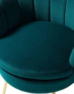 Bloomart Modern Wing Barrel Chair In Soft ( Velvet ) Fabric