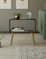 Bloomart Modern Bookcase Nightstand, End Table,Bed Side Table for Small Spaces Magazine Stand with Storage Wooden Bedside, Table, For Living Room/Bedroom