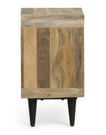 Bloomart Solivne Nightstand Bedside Table with 3 Spacious Storage Drawers for Bedroom & Living Room